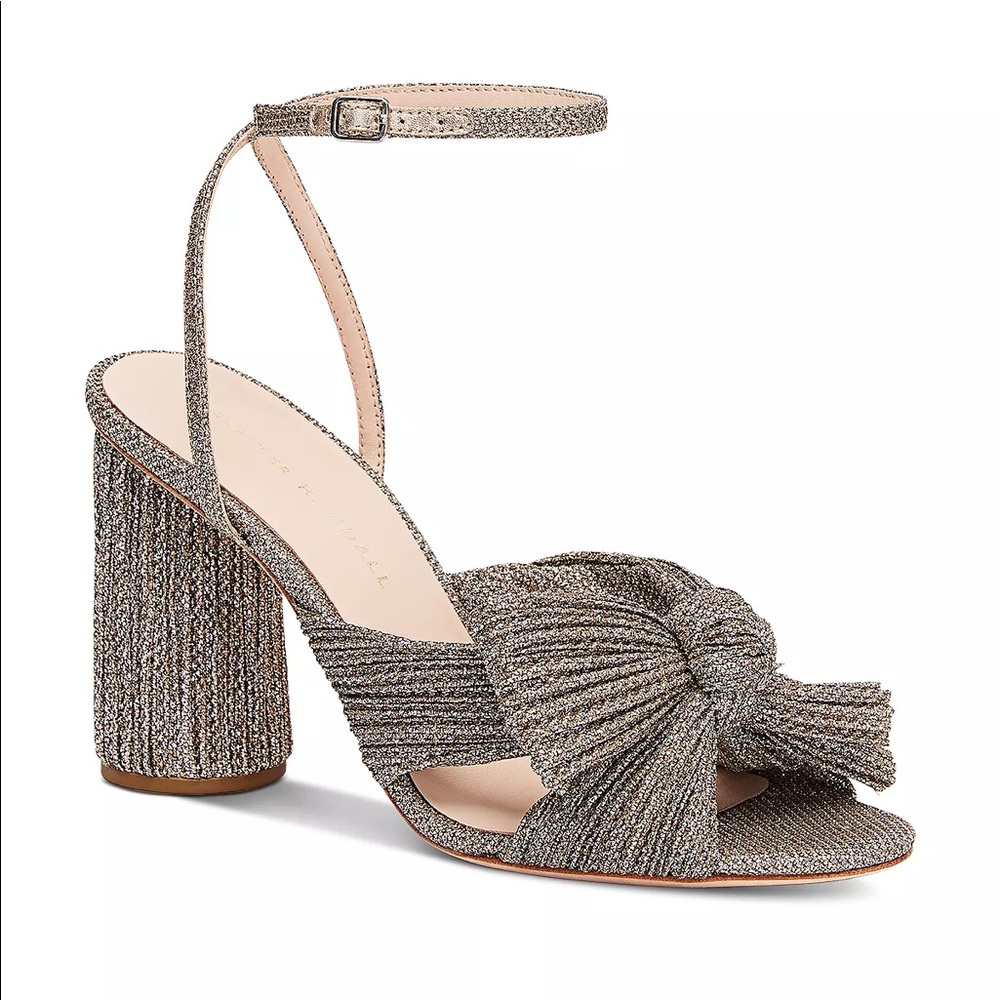 NWOT Loeffler Randall Camellia Heels I’m Champagne